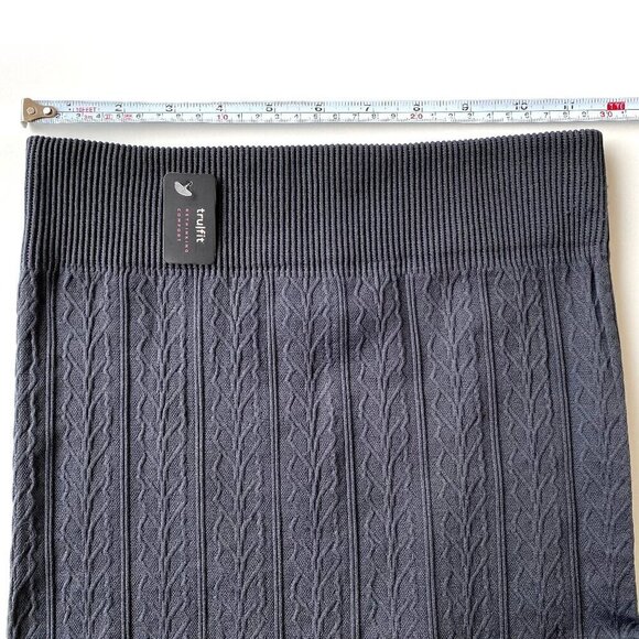 NWT TruFit Seamless Leggings Textured Design Fleece Lined High Waist SIZE L/XL - Picture 9 of 13